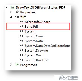 C# 如何在PDF中绘制不同风格类型的文本