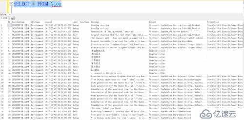 NLog在asp.net core中的应用