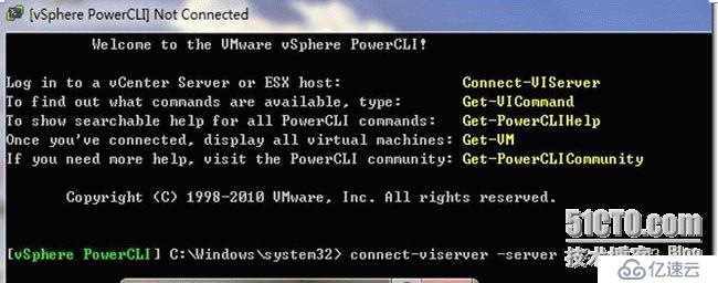 安装工具VMware vSphere PowerCLI连接exsi控制虚拟机开关机