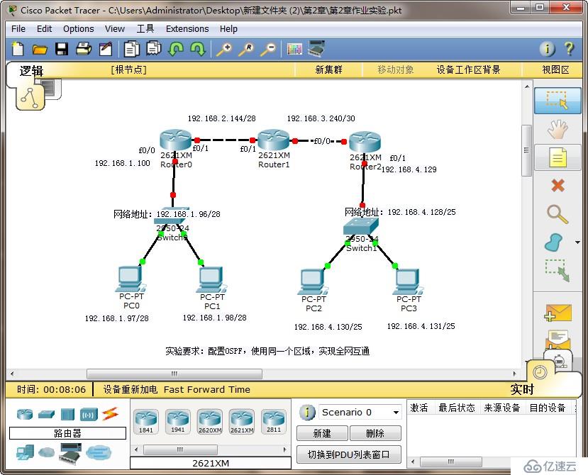 动态路由OSPF配置方法