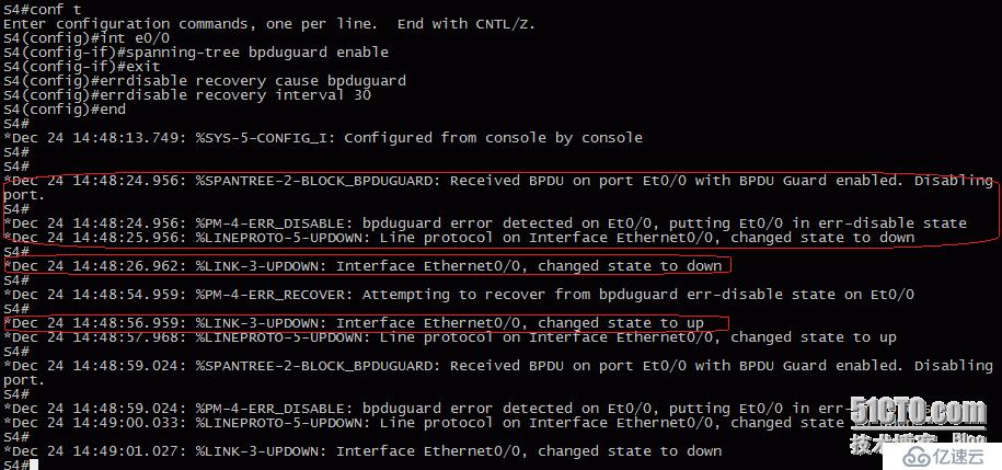 72、STP安全配置实验之BPDU Guard