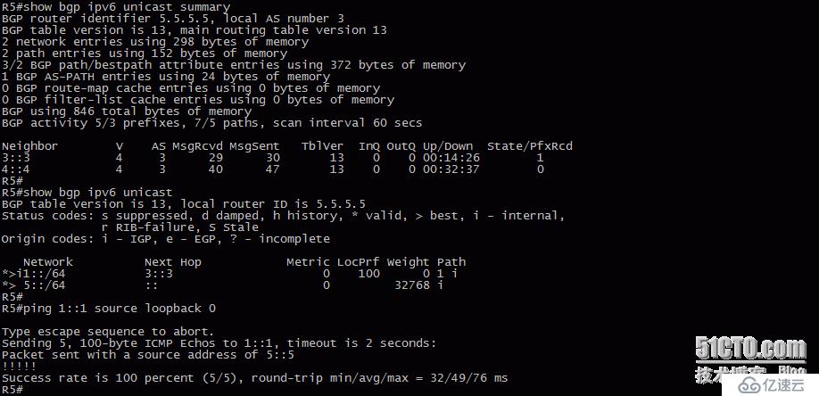 62、IPv6配置实验之BGP