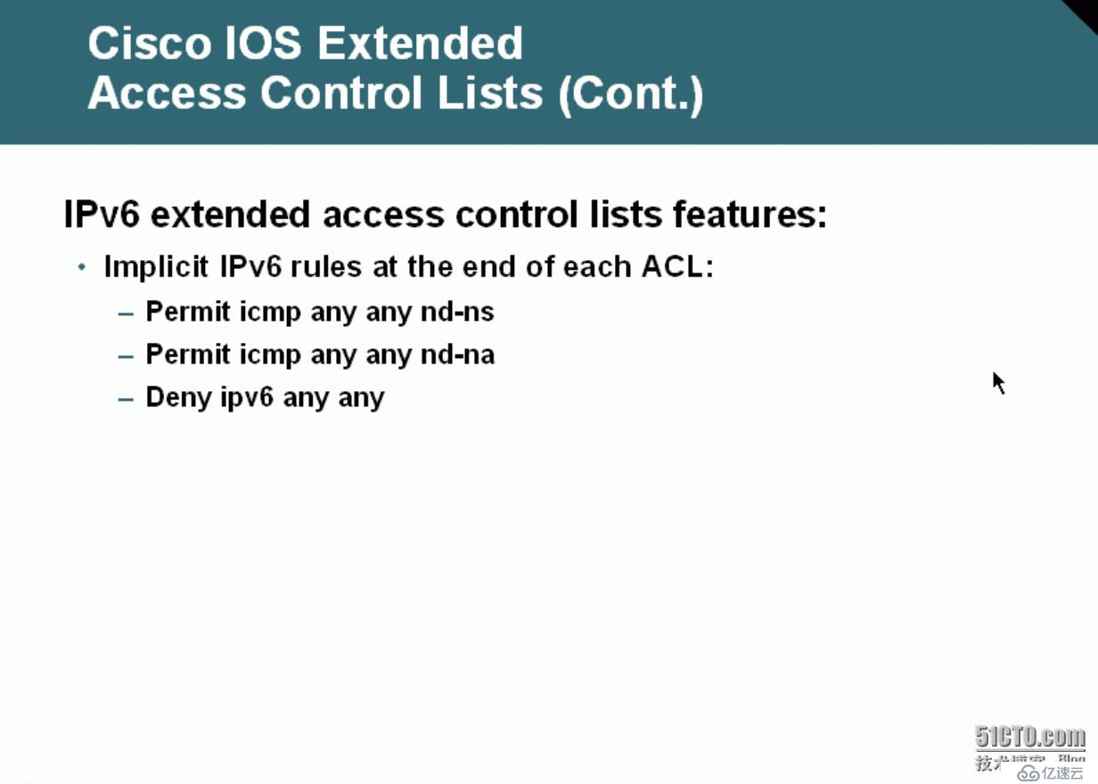 58、IPv6访问控制列表及ICMPv6简介