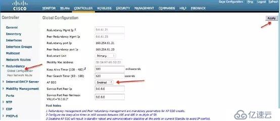 cisco 5508无线控制器 高可用性(SSO)部署指南