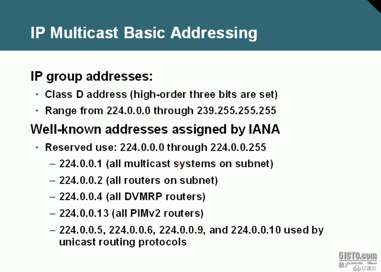 51、组播Multicast简介