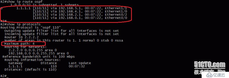 OSPF配置实验与负载均衡解析