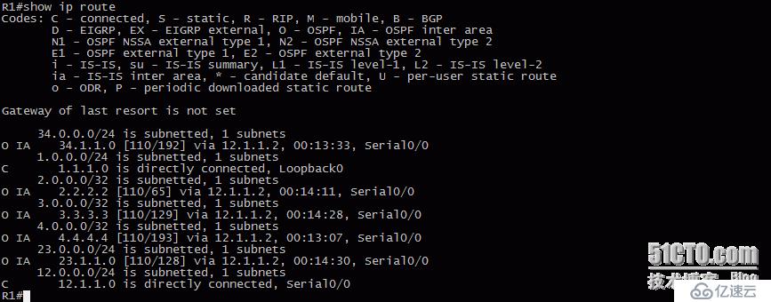 26、OSPF配置实验之不规则区域虚链路