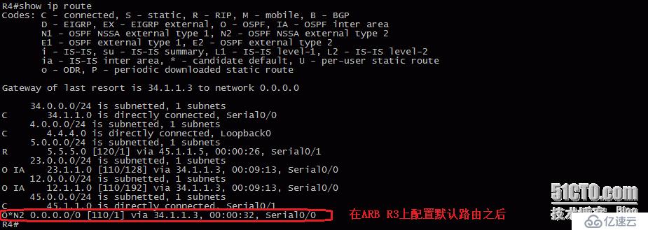 22、OSPF配置实验之特殊区域NSSA