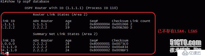 20、OSPF配置实验之特殊区域stub