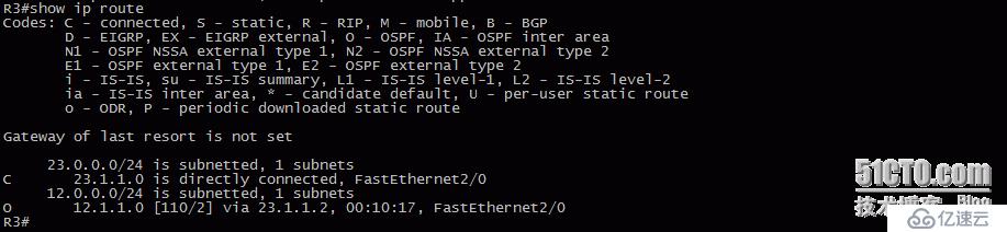 17、OSPF配置實驗之修改Cost值及 參考帶寬