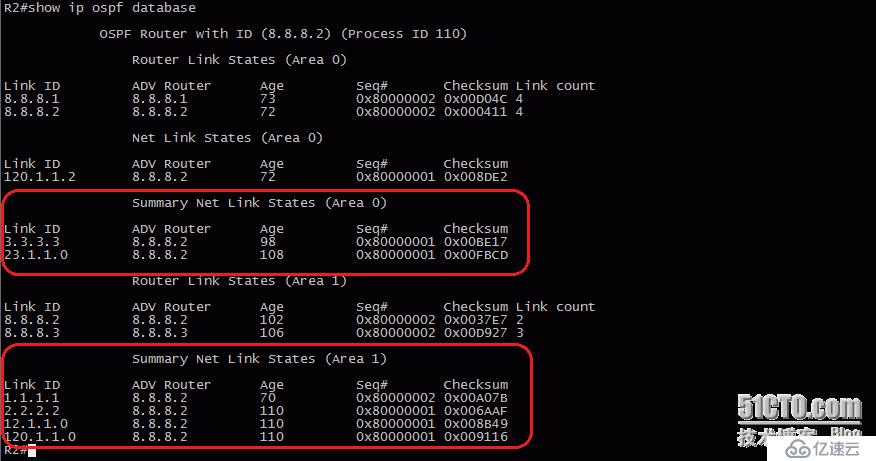 14、OSPF配置实验之LSA3
