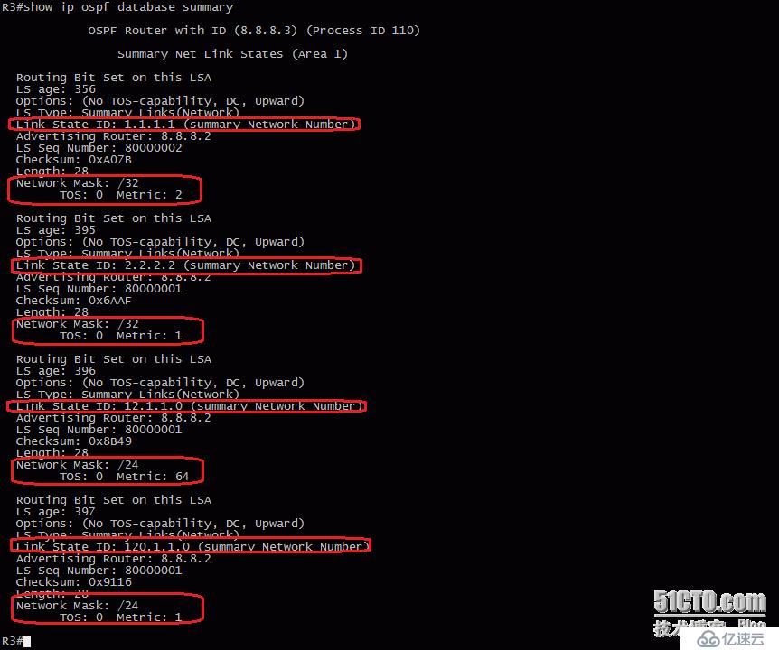 14、OSPF配置实验之LSA3