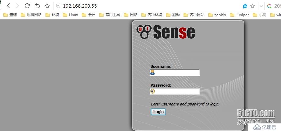 在VMware上安装PFsense