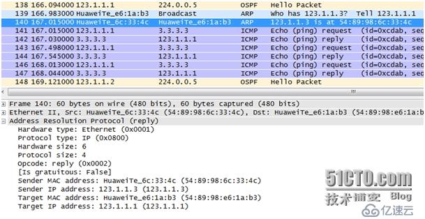 OSPF关于Forwarding-Address的配置验证