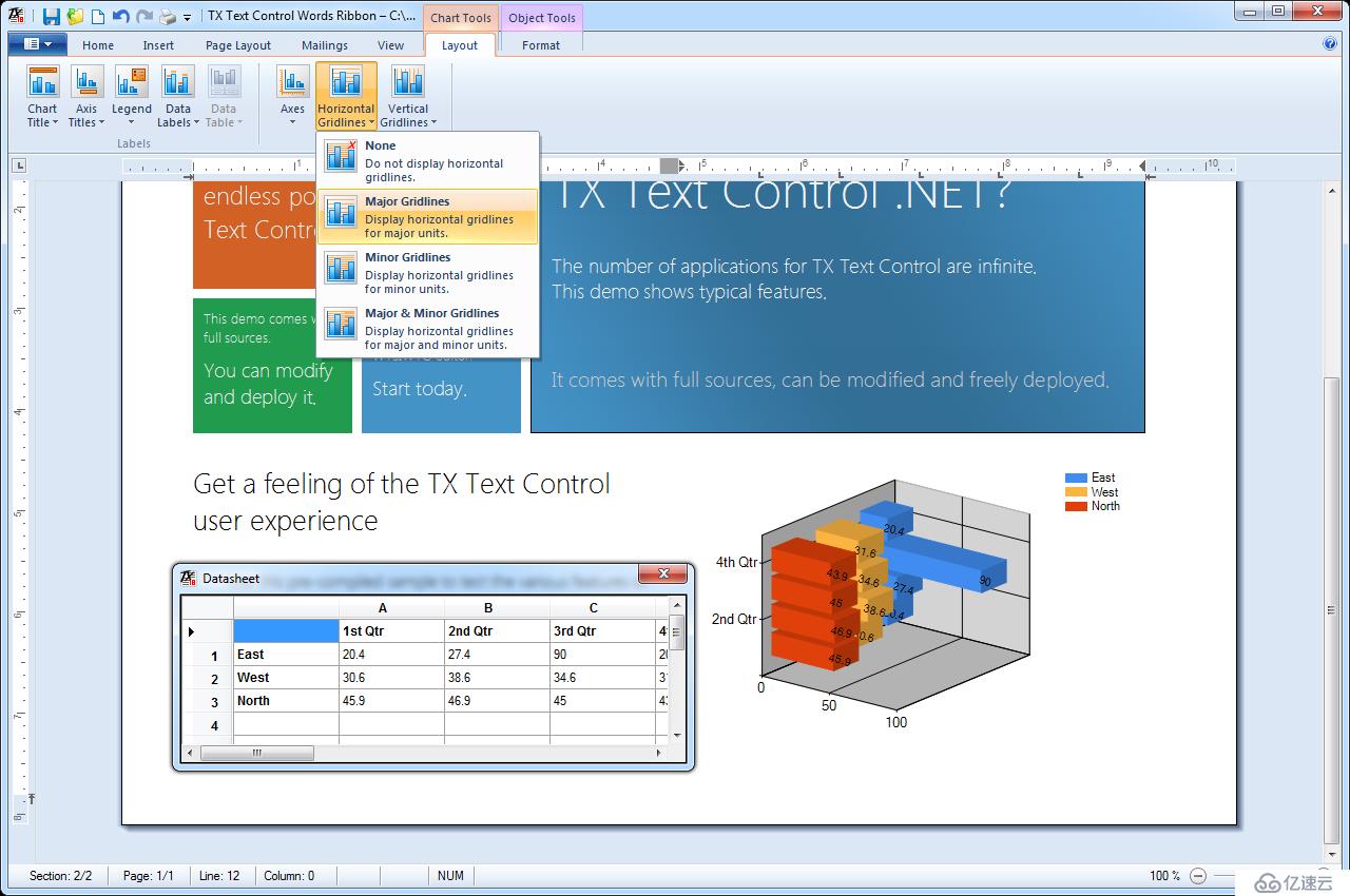 可編程的文字處理引擎TX Text Control .NET Server for Windows Forms