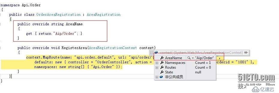 .NET/ASP.NET MVC（模块化开发AraeRegistration）