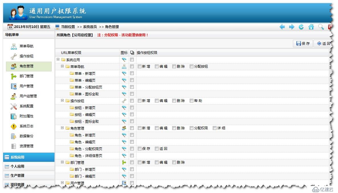 通用权限系统快速开发框架设计