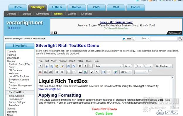 SilverLight Demo