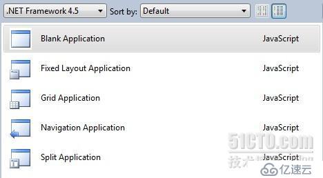 visual studio 11开发Win8模板