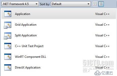 visual studio 11开发Win8模板