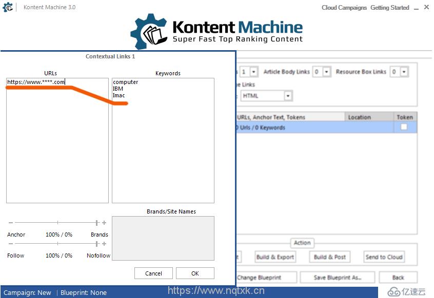 英文SEO采集伪原创软件Kontent Machine注册使用实战教程！