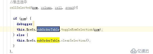 elementUI的this.$refs.table.toggleRowSelection失效