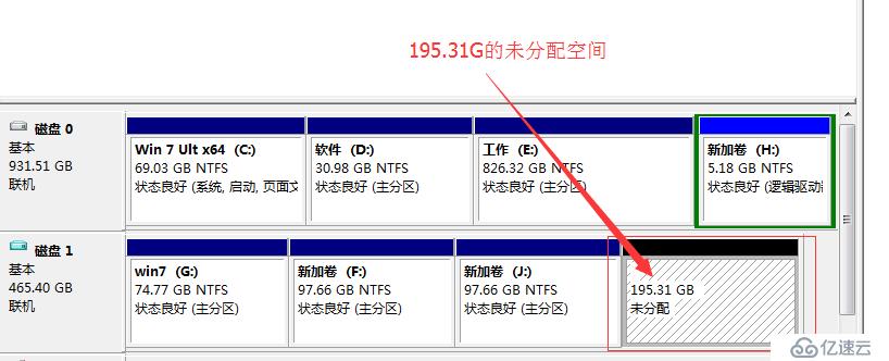 win7组装电脑调整分区后盘符不见找到数据的办法