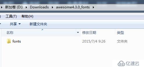 安裝Fontawesome4字體圖標(biāo)