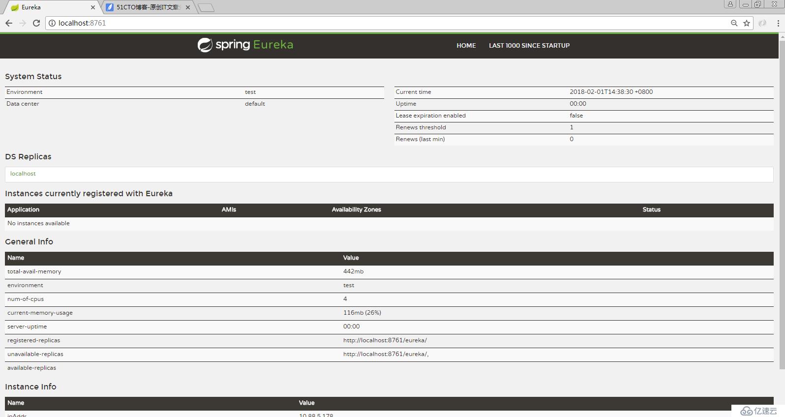 SpringCloud中服务注册与发现Eureka以及注册源码的示例分析