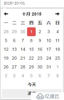 bootstrap datetimepicker 添加清空按钮