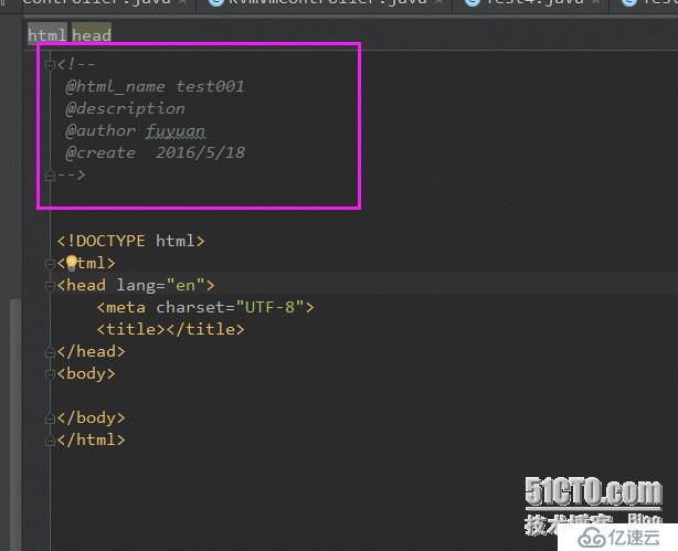 Intellij idea liveTemplate，方法，类，Html 自定义注释