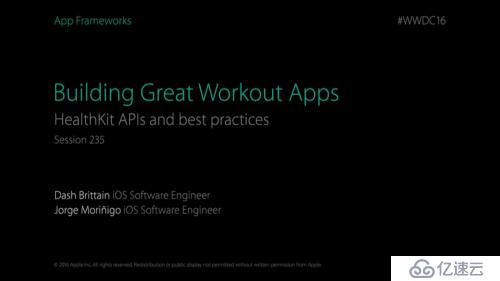 学习笔记 from WWDC：Building Great Workout Apps