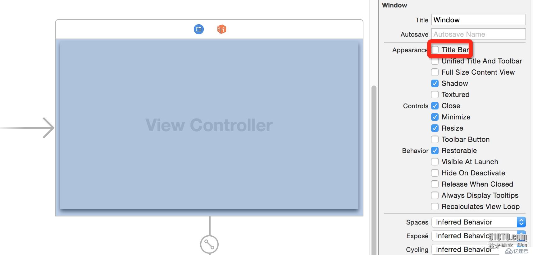 创建具有透明背景的OS X应用程序