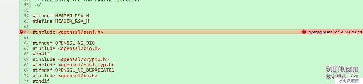 Xcode 编译报错#include <openssl/asn1.h> file not foun 