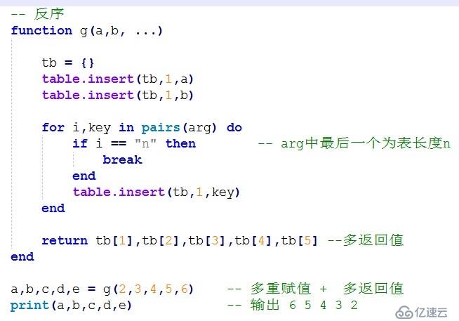 Lua(2) ——基础语法