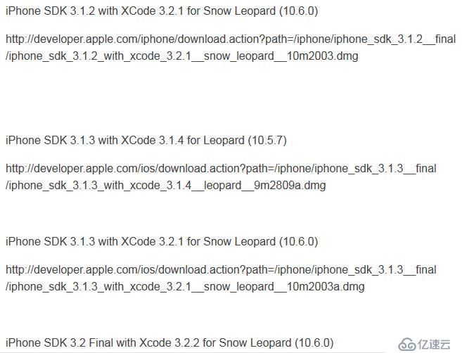 XCode各版本與Mac OS各版本對應(yīng)列表