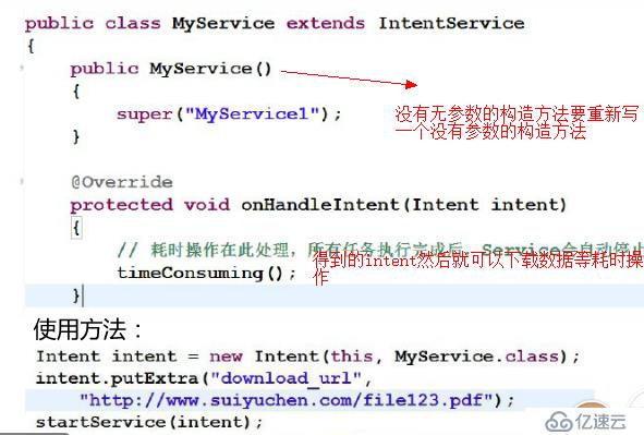 多线程的处理 handler   handlerTread  Intentservice