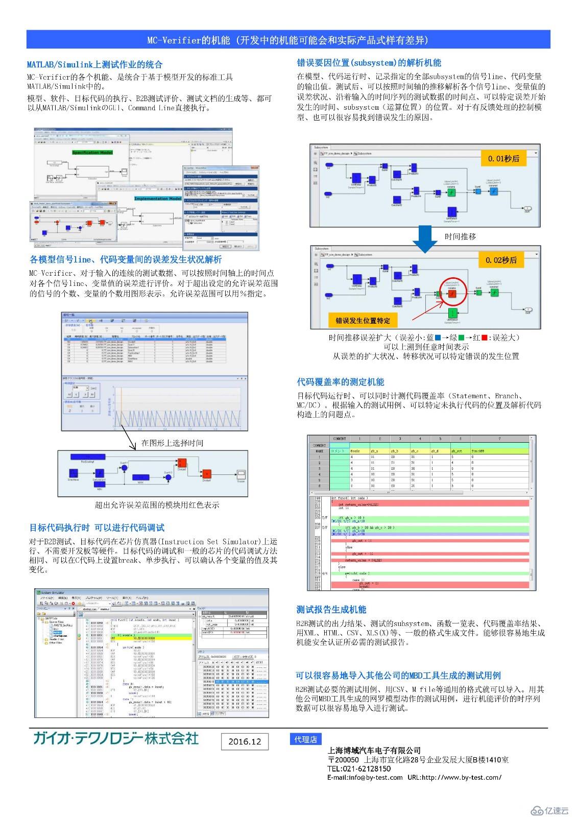 基于模型开发 Back-to-Back测试统合工具-MC-Verifier