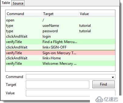 Selenium IDE工具界面剖析