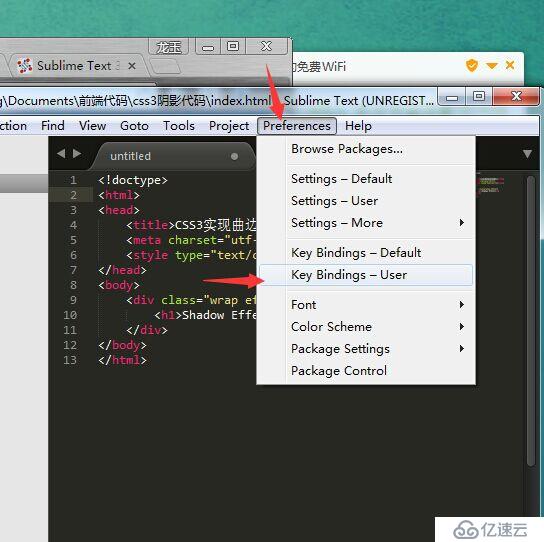 设置sublime text2/3中默认预览浏览器快捷键的方法