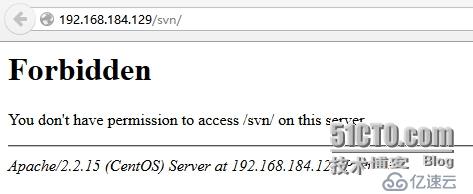 Centos实现svn本地认证apache认证