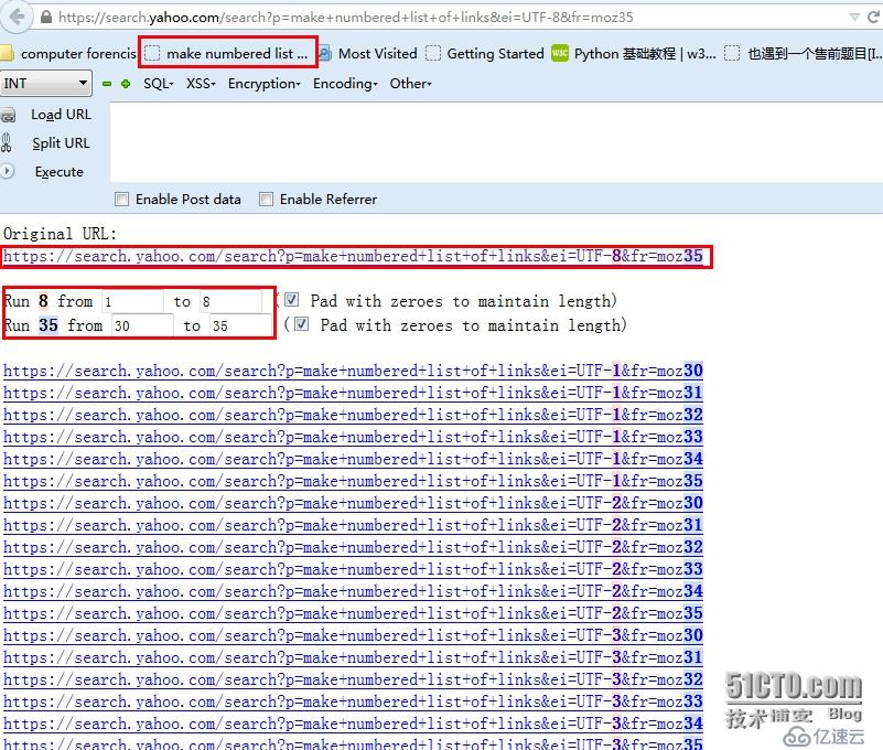 利用Pornzilla擴(kuò)展的小書簽功能基于URL中數(shù)字自動(dòng)批量生成URL