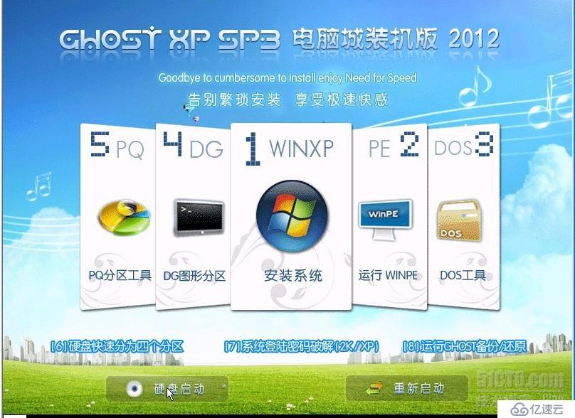 电脑城 Ghost XP快速装机版 v201.12