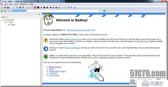 Badboy自动化测试工具2  录制