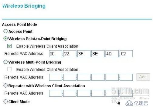 NETGEAR WGR612 的无线桥接