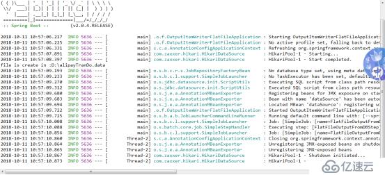 Spring-batch（ItemWriter）数据写入数据库，普通文件，xml文件，多文件分类写入