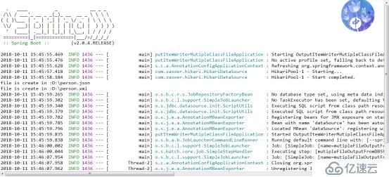 Spring-batch（ItemWriter）數(shù)據(jù)寫入數(shù)據(jù)庫(kù)，普通文件，xml文件，多文件分類寫入