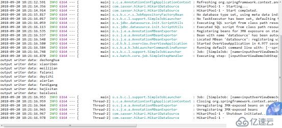 Spring-batch（ItemReader）—数据读取从普通文件，数据库，XML，多文件数据读取