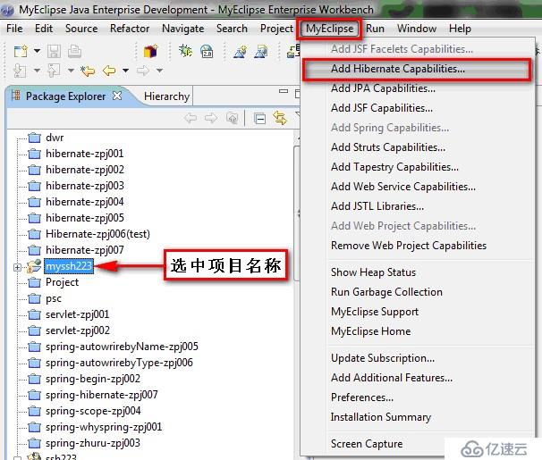 Struts2.1.6+Spring2.0+Hibernate3.1整合图解教程(ssh223)