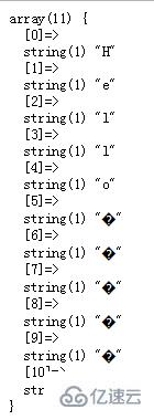 php把字符串分解成字符的方法